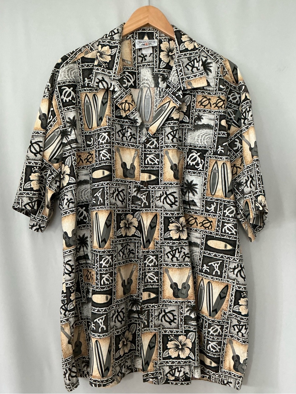 Vintage Pacific Legend Hawaiian Shirt  Made in Hawaii 2XL Cotton